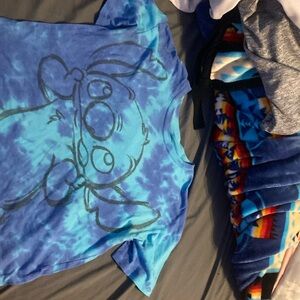 Stitch cropped shirt